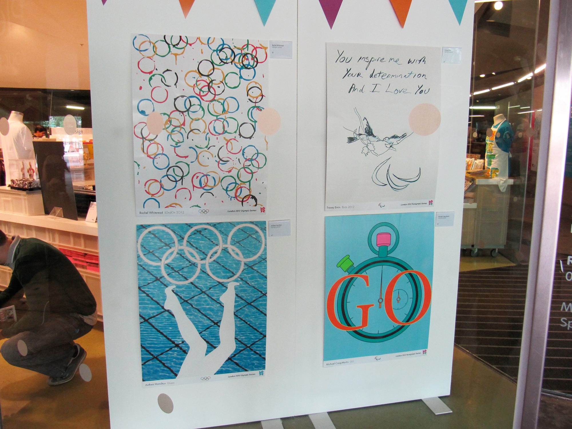 Olympische Spiele 2012 London Plakate